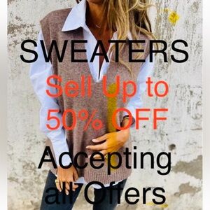 SWEATERS UP TO 50% OFF